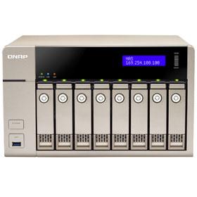 QNAP TVS-863-8G NAS - Diskless